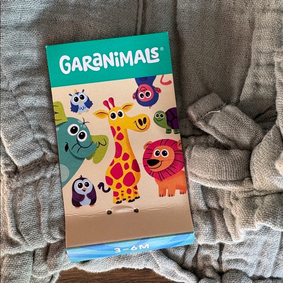 Garanimals Kids Blue and Green Shorts 3pk  | 3-6 Months - Picture 10 of 12